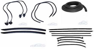 WEATHERSTRIP KIT - 5 PIECE  - WITH REPLACEMENT WINDOWFELTS