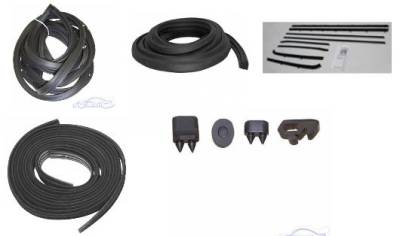 WEATHERSTRIP KIT - 5 PIECE - WITH OEM WINDOWFELTS