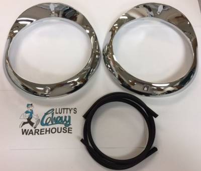 HEADLIGHT BEZELS WITH SEALS