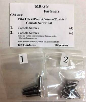 CONSOLE SCREW KIT