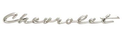 TRUNK EMBLEM CHEVROLET SCRIPT