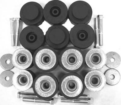 BODY TO FRAME CUSHIONS WITH  HARDWARE