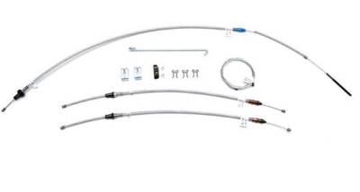 PARK BRAKE CABLE KIT WITH HARDWARE