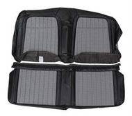 SEAT COVERS  REAR HARDTOP DELUXE INTERIOR WITH  HOUNDSTOOTH CLOTH INSERTS