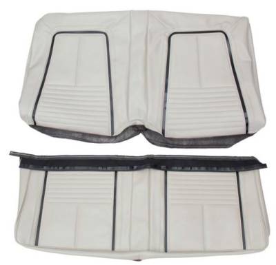 SEAT COVERS REAR STATIONARY SEAT HT/CONVERTIBLE DELUKE INTERIOR