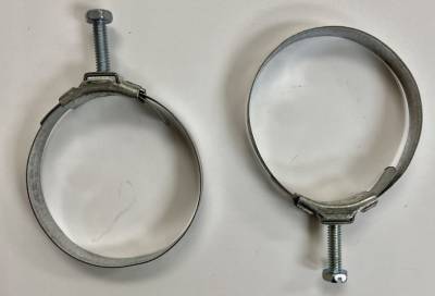 GAS TANK FILLER PIPE HOSE CLAMPS
