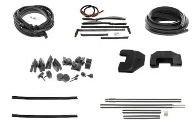 WEATHERSTRIP KIT - 7 PIECE - WITH REPLACEMENT WINDOWFELTS