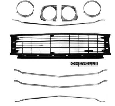 GRILLE KIT - BLACK