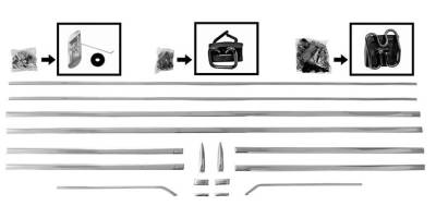 SIDE MOLDING KIT WITH  CLIPS