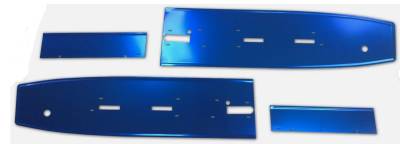 DOOR PANEL ALUMINUM - BLUE