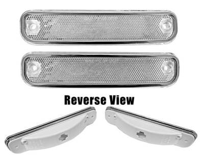 MARKER LIGHTS WITH TRIM - CLEAR