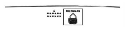 LOWER BED MOLDING WITH  CLIPS