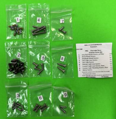 EXTERIOR TRIM SCREW KIT