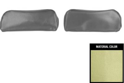 BUCKET SEAT HEADREST COVERS - LIGHT GREEN