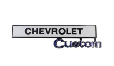 GLOVE BOX DOOR EMBLEM - CHEVROLET CUSTOM
