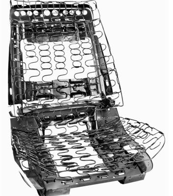 BUCKET SEAT FRAME ASSEMBLY WITH SPRINGS