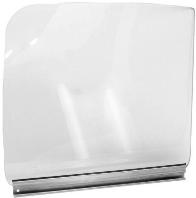 DOOR WINDOW GLASS ASSEMBLY WITH LOWER FRAME AND CLEAR GLASS(LEFT)