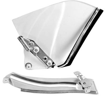 QUARTER WINDOW GLASS ASSEMBLY - CLEAR (LEFT)