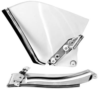 QUARTER WINDOW GLASS ASSEMBLY - CLEAR (RIGHT)