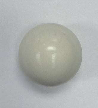 SHIFT KNOB - WHITE WITHOUT PATTERN FITS SHIFTER HANDLES WITH A 5/16" THREAD