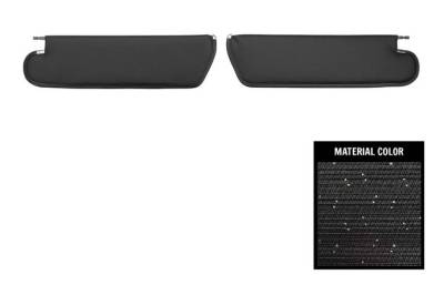 SUNVISORS - PERFORATED MATERIAL