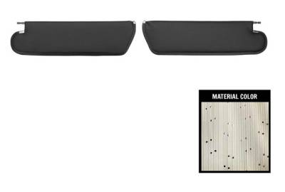 SUNVISORS - PERFORATED MATERIAL