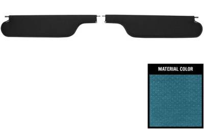 SUNVISORS - SURREY MATERIAL