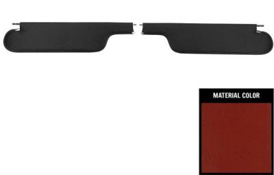 SUNVISORS - PERFORATED MATERIAL