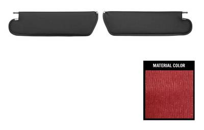 SUNVISORS - SURREY MATERIAL