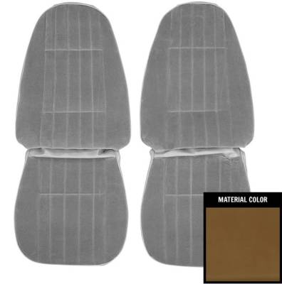 SEAT COVERS - FRONT BUCKETS (VINYL WITH CLOTH VELOUR)