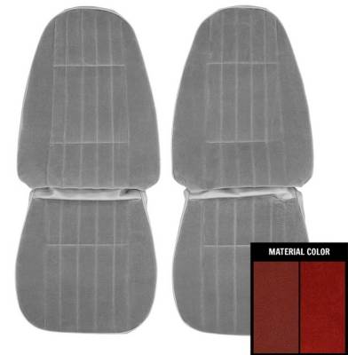 SEAT COVERS - FRONT BUCKETS (VINYL WITH CLOTH VELOUR)