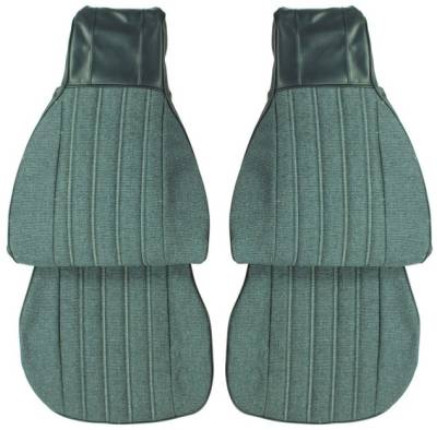 SEAT COVERS - FRONT BUCKETS (VINYL WITH CLOTH INSERTS)