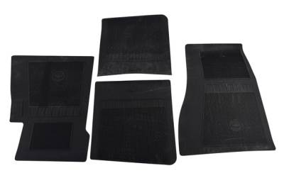 FLOOR MATS WITH BOWTIE - RUBBER