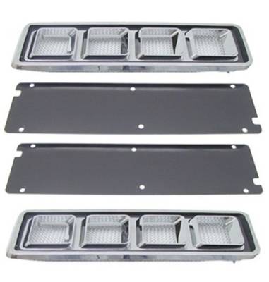 HOOD LOUVERS WITH SCREENS