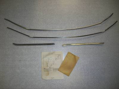 GM Restoration Parts - 1966-67 Chevy Chevelle 4  Door Edge Guards - NOS - Image 2