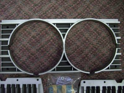 GM Restoration Parts - 1969 CHEVY PASSENGER HEADLIGHT BEZELS WITH EXTENSIONS - NOS - Image 2