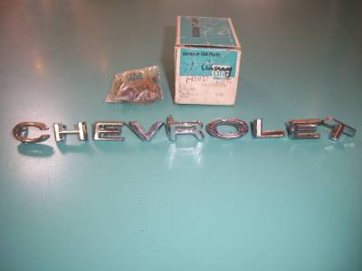 1971 "CHEVROLET" HOOD LETTERS - NOS