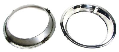 14X7 Rally Trim Rings, Special DG Wheel, 2nd Design - NOS