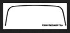 CONVERTIBLE TOP REAR TACK RAIL