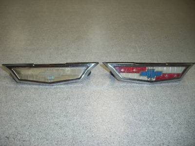 1961 CHEVY IMPALA TRUNK EMBLEM - USED