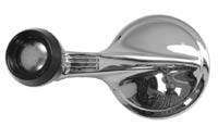 VENT WINDOW CRANK HANDLE - CHROME WITH BLACK KNOB