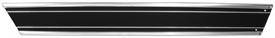 REAR LOWER BED MOLDING - BLACK INSERT