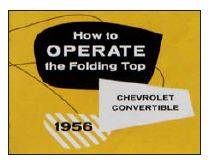 CONVERTIBLE TOP MANUAL