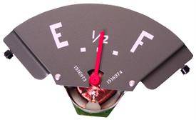 FUEL GAUGE - 6 VOLT - RED NEEDLE