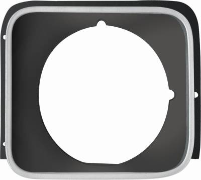 HEADLIGHT BEZEL - BLACK (LEFT)