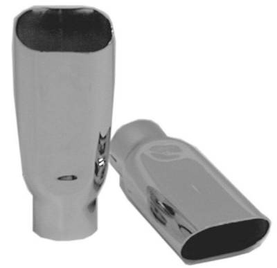 EXHAUST TIPS - 2 1/2 Inch CHROME