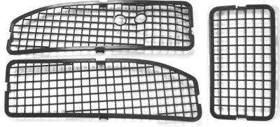 COWL GRILLE SET - PLASTIC (WITHOUT AIR CONDITIONING)