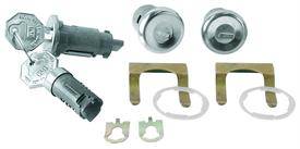 LOCK SET - IGNITION DOORS & GLOVE BOX