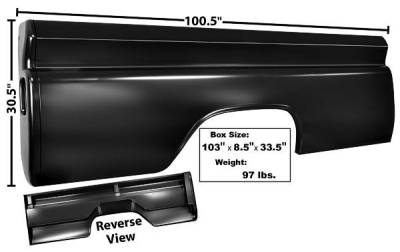 BED SIDE - FLEETSIDE / LONG BED (RIGHT)