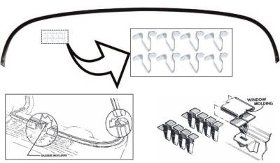 DASH MOLDING WITH CLIPS